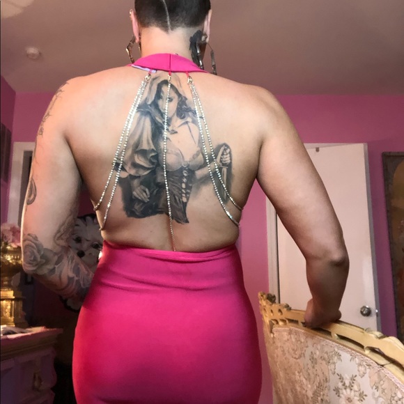 Pink bandage dress - Picture 5 of 7